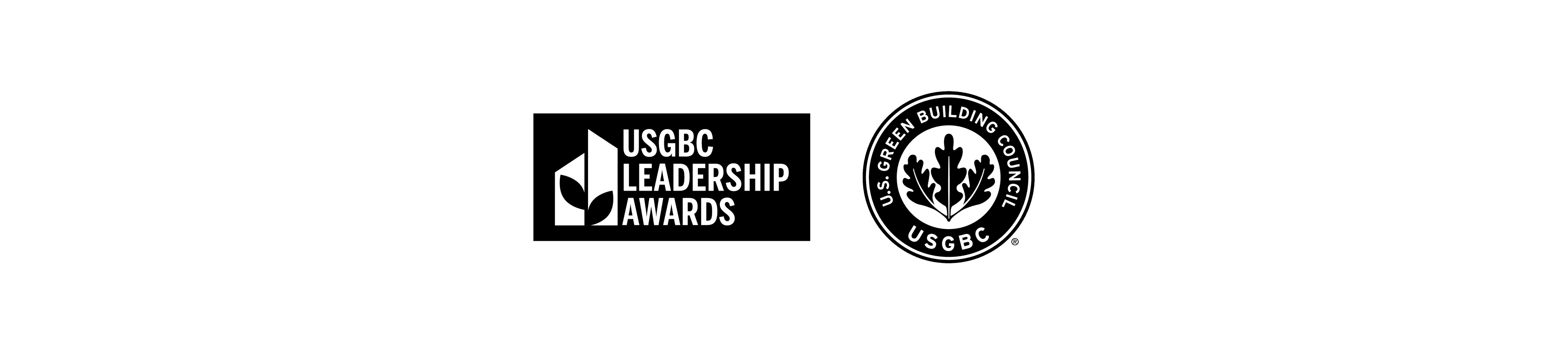 USGBC logo and USGBC Leadership Awards logo together